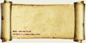 Irena Atanacković vizit kartica